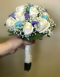 White Rose with a Twist Davenport Florist - Same Day Flower Delivery - Flower Power 